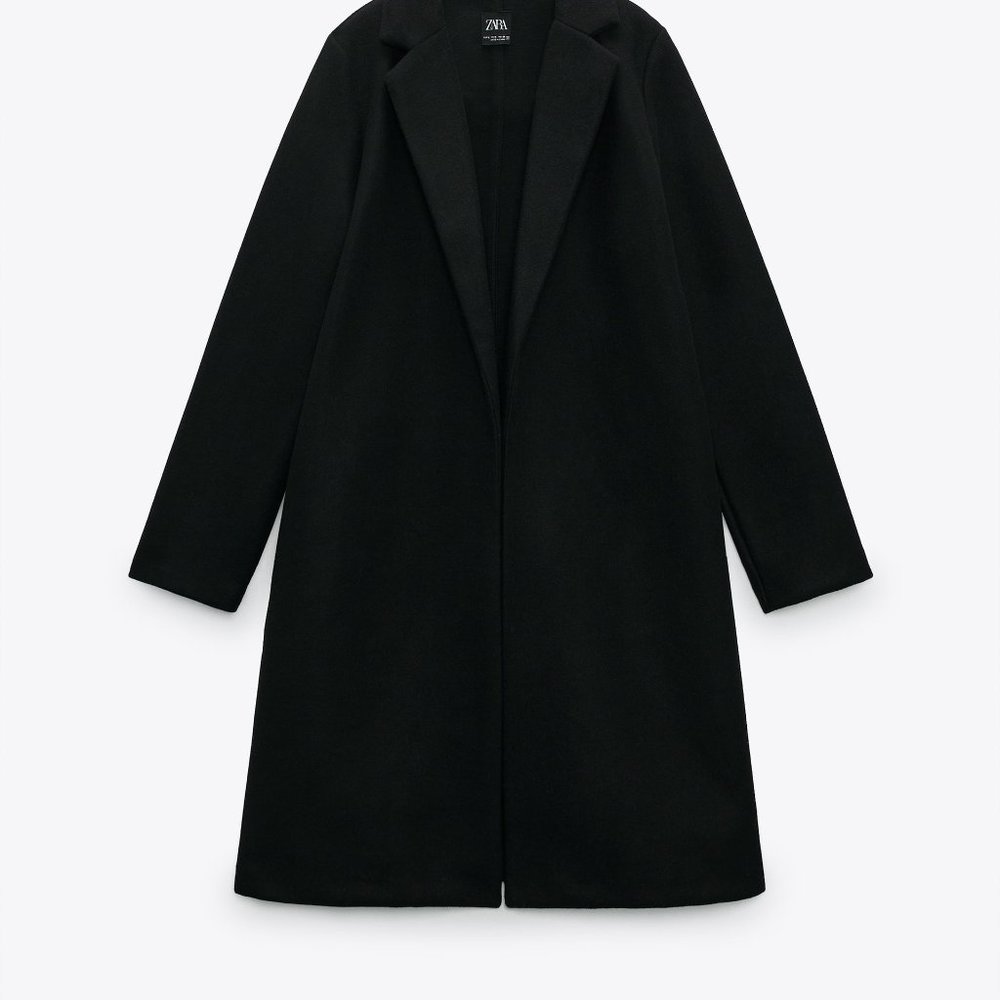 Black Zara Trench Coat